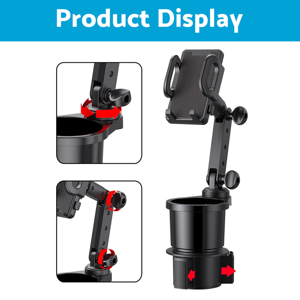 2-in-1 Universal Car Cup Holder Phone