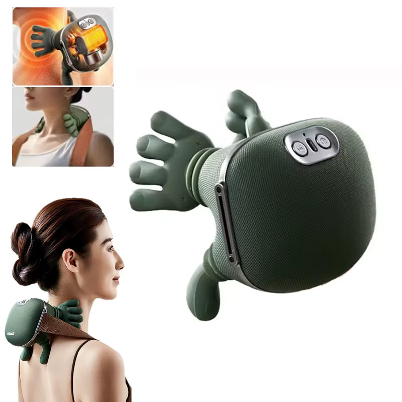N7 Master Hand Shoulder and Neck Massager Cervical Spine Massager Trapezius Neck Massager Hot Compress Electric Cervical