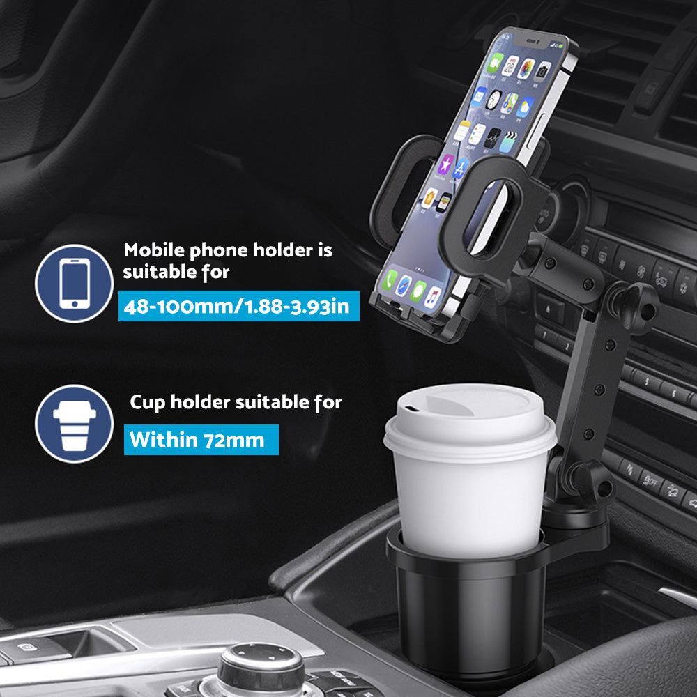 2-in-1 Universal Car Cup Holder Phone